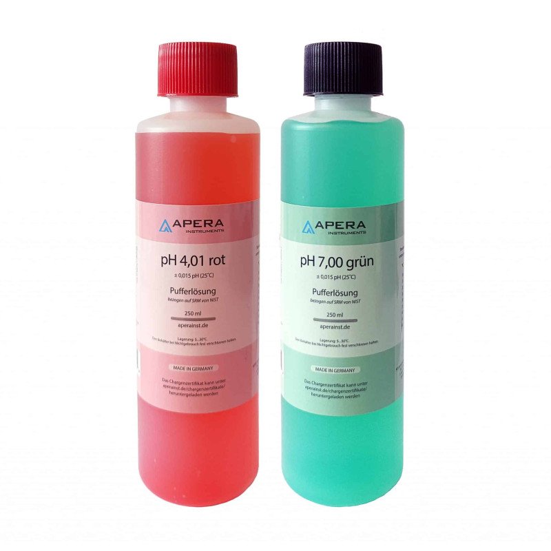 Calibration solution set pH 4.01 / 7.00