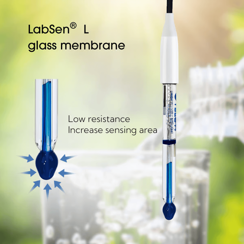 PH60Z-PW Smart pH Tester Kit for Pure Water, Water Solutions with Low Ionic Strength or Low Temperature with LabSen 805 ATC pH Electrode PH60Z-PW Smart pH Tester Kit for Pure Water, Water Solutions with Low Ionic Strength or Low Temperature with LabSen 805 ATC pH Electrode