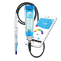PH60Z-VS Smart pH Tester Kit for Viscous Liquid with LabSen 855 ATC pH Electrode