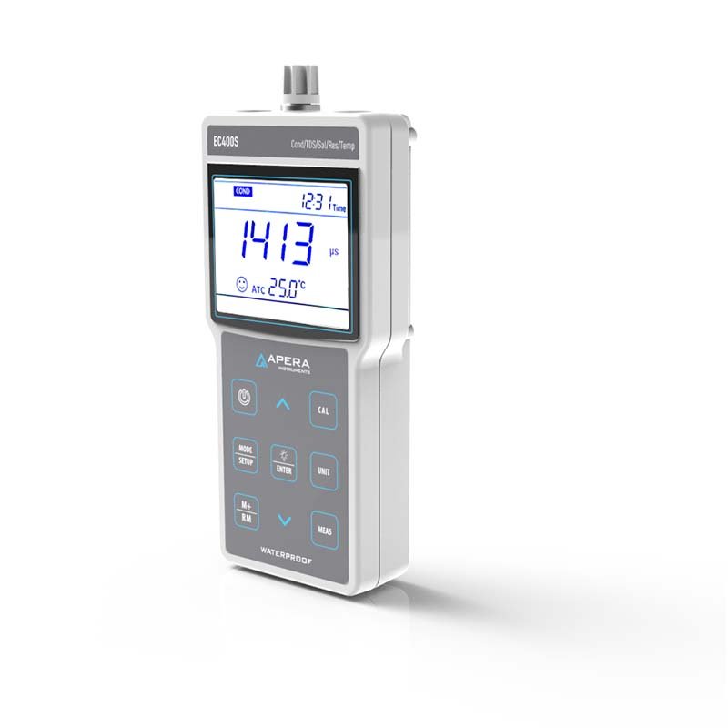EC400S Portable Conductivity Meter with GLP Data Management and USB Output EC400S Portable Conductivity Meter with GLP Data Management and USB Output