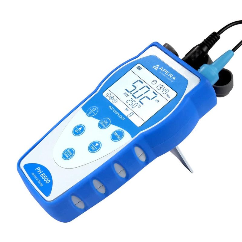 PH8500-SA pH Meter for Strongly Alkaline Solutions with GLP Memory Function and Data Output
