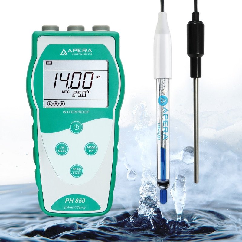 PH850-HT pH Meter for High Temperature and Caustic Solutions PH850-HT pH Meter for High Temperature and Caustic Solutions
