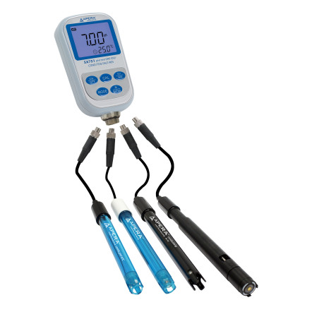 SX751 Portable pH/DO/ORP/EC/TDS/Salinity/Resistivity Meter