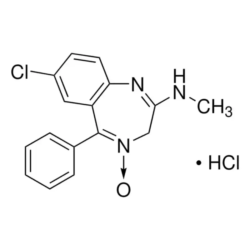 CHLORDIAZEPOXIDE HYDROCHLORIDE CRS - * PSY