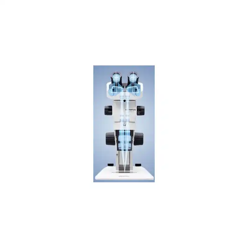 Evident Olympus Stereo zoom microscope SZX7, trino, 0.8x-5.6x, with transmitted light