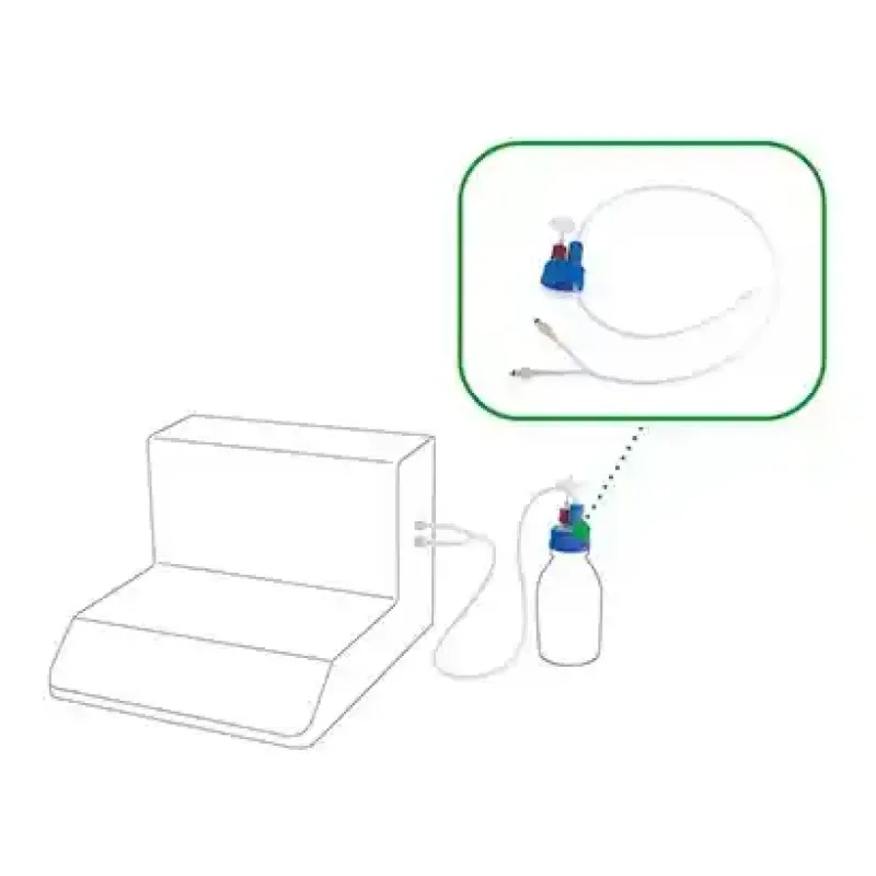 Double connection kit for GL45 bottle