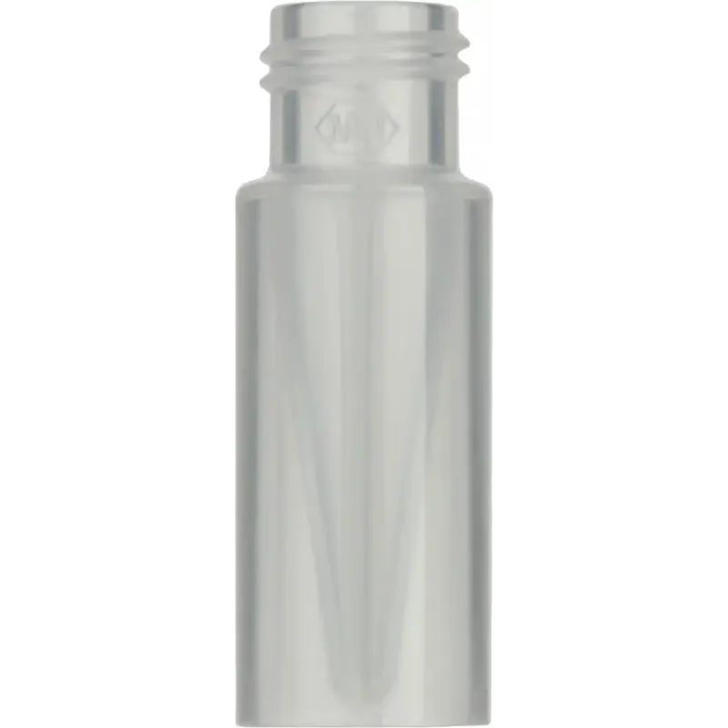 0.3 mL Polypropylene Screw Neck Vial N 9 outer diameter: 11.6 mm, outer height: 32 mm transparent, with inner cone pack of 100