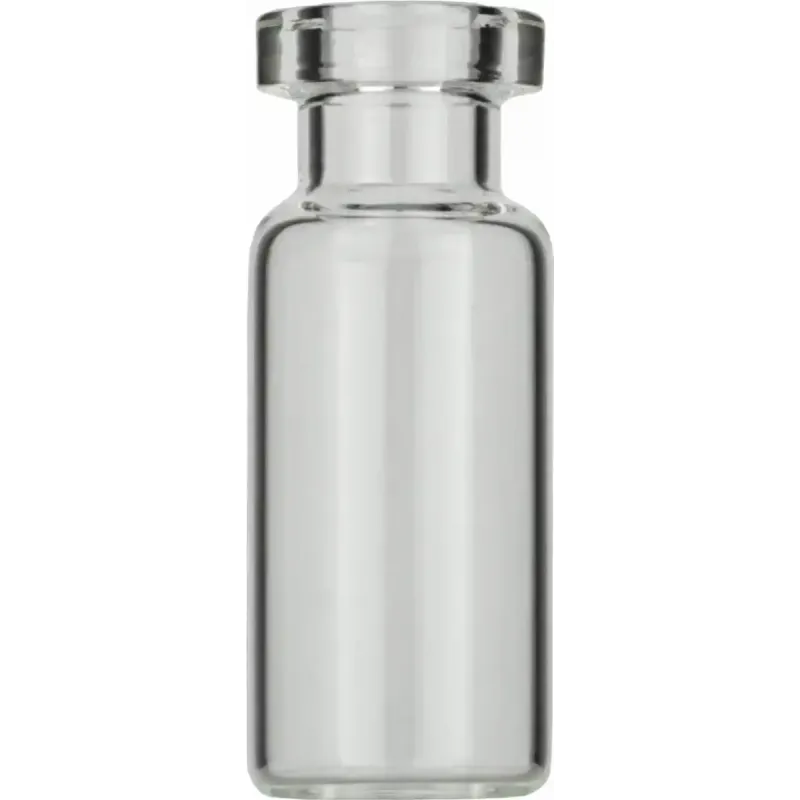 2 mL Crimp Neck Vial N 13 outer diameter: 13.75 mm, outer height: 35 mm clear, flat bottom pack of 100