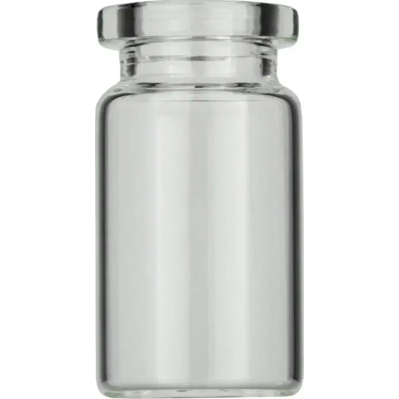 5 mL Headspace Crimp Neck Vial N 20 outer diameter: 20.5 mm, outer height: 38 mm clear, flat bottom, flat DIN crimp neck pack of 100