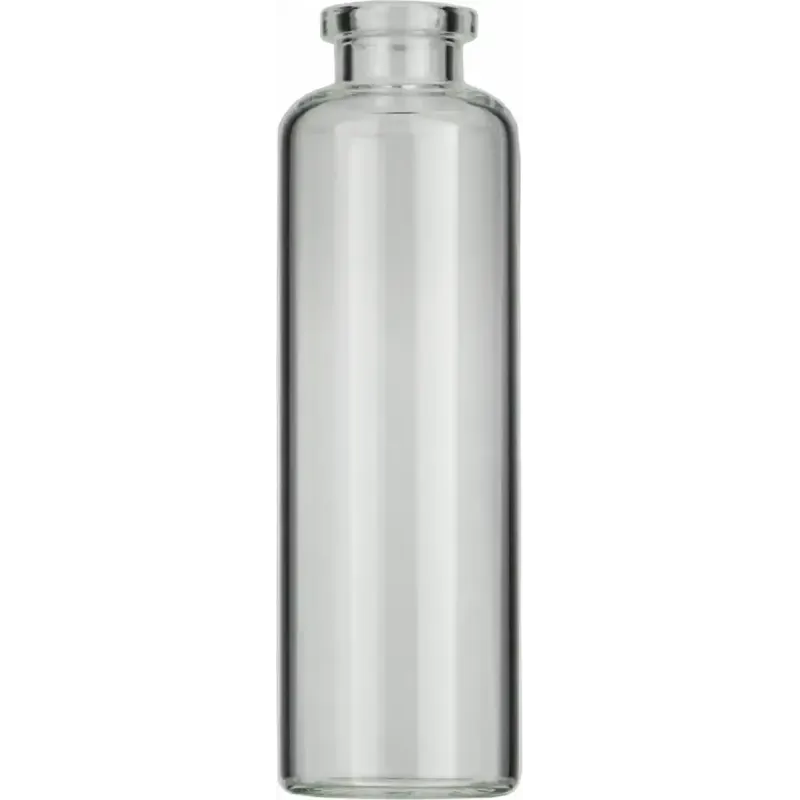 50 mL Headspace Crimp Neck Vial N 20 outer diameter: 31 mm, outer height: 101 mm clear, flat bottom, flat DIN crimp neck pack of 100