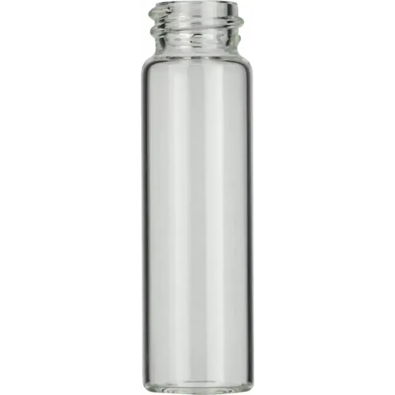 16 mL Screw Neck Vial N 18 outer diameter: 20.6 mm, outer height: 71 mm clear, flat bottom pack of 100