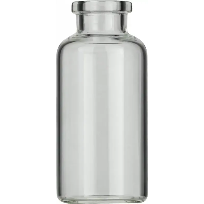 25 mL Headspace Crimp Neck Vial N 20 outer diameter: 30 mm, outer height: 65 mm clear, flat bottom, flat DIN crimp neck pack of 100