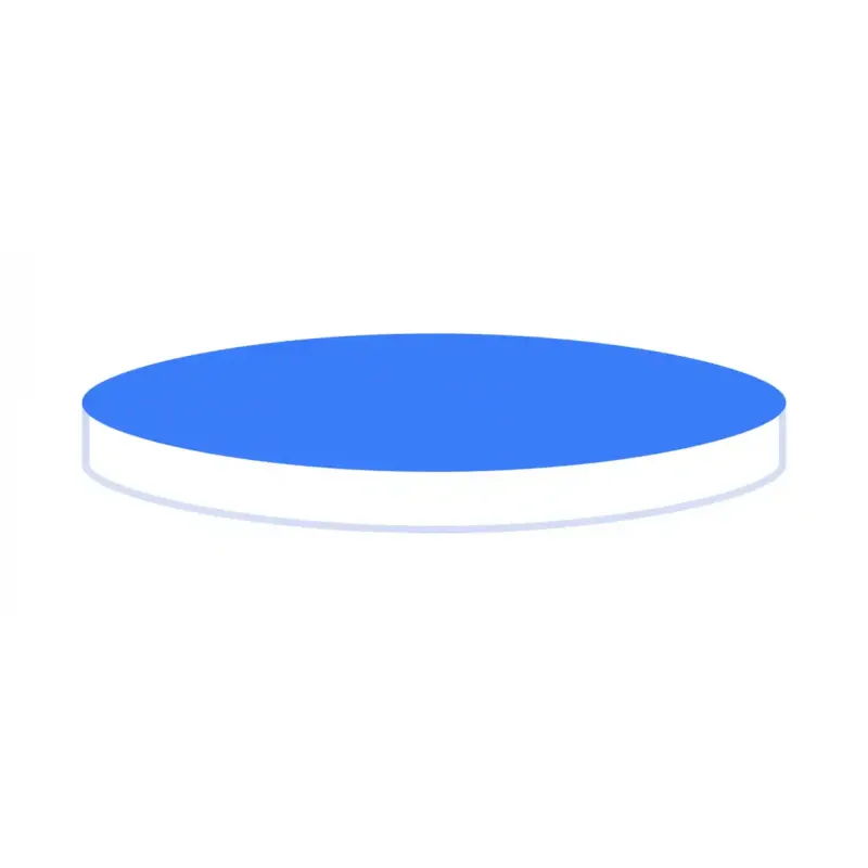 N 17 septa Silicone white/PTFE blue Hardness: 45° shore A Thickness: 1.5 mm pack of 100