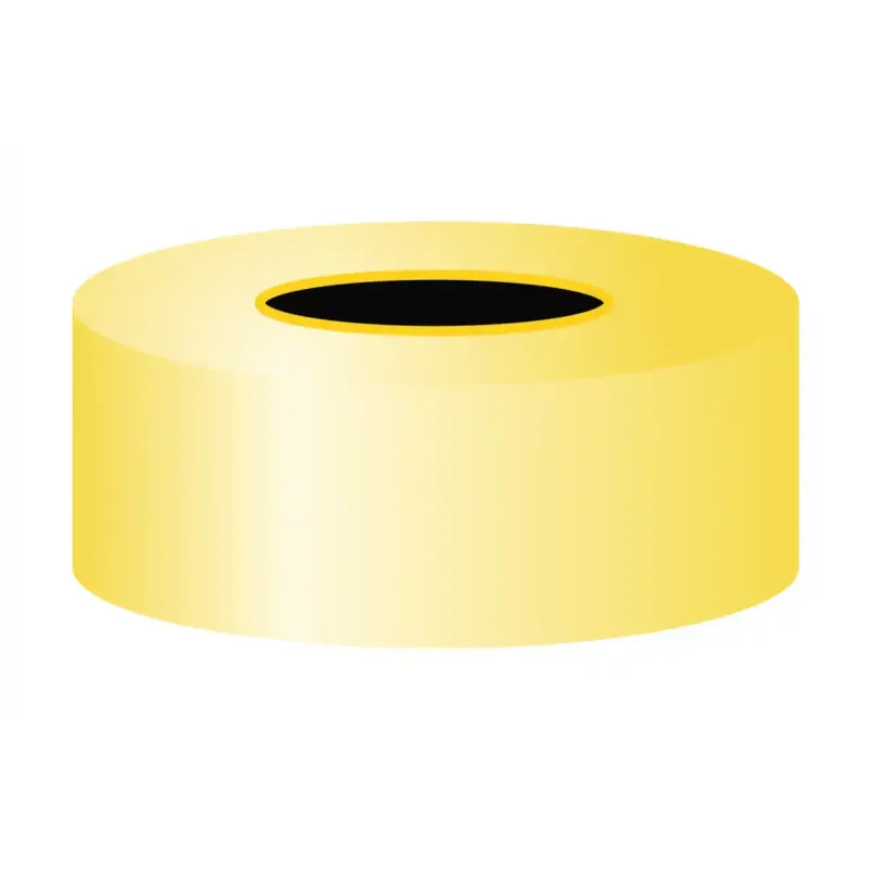 N 20 Aluminium crimp cap, gold, center hole pack of 100