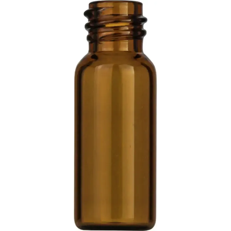1.5 mL Screw Neck Vial N 8 outer diameter: 11.6 mm, outer height: 32 mm amber, flat bottom, small opening pack of 100