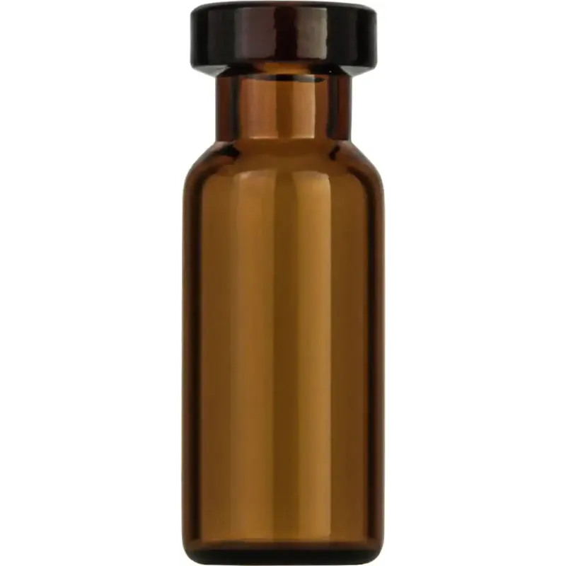 1.5 mL Crimp Neck Vial N 11 outer diameter: 11.6 mm, outer height: 32 mm amber, flat bottom, small opening pack of 100