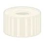 N 9 PP screw cap, tranparent, center hole pack of 100