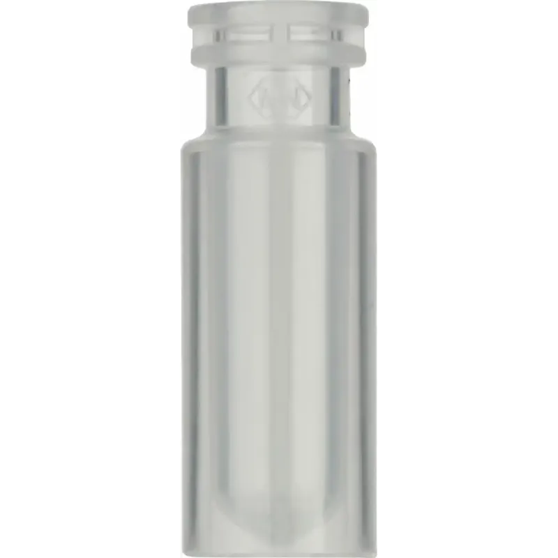 0.7 mL Polypropylene Snap Ring Vial N 11 outer diameter: 11.6 mm, outer height: 32 mm transparent, with round bottom insert pack of 100