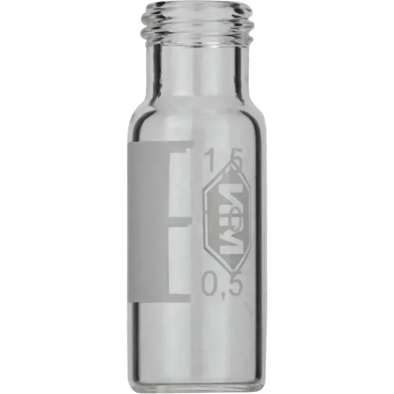 1.5 mL Screw Neck Vial N 9 outer diameter: 11.6 mm, outer height: 32 mm clear, flat bottom, wide opening, label + scale pack of 100