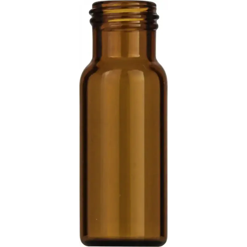 1.5 mL Screw Neck Vial N 9 outer diameter: 11.6 mm, outer height: 32 mm amber, flat bottom, wide opening pack of 100