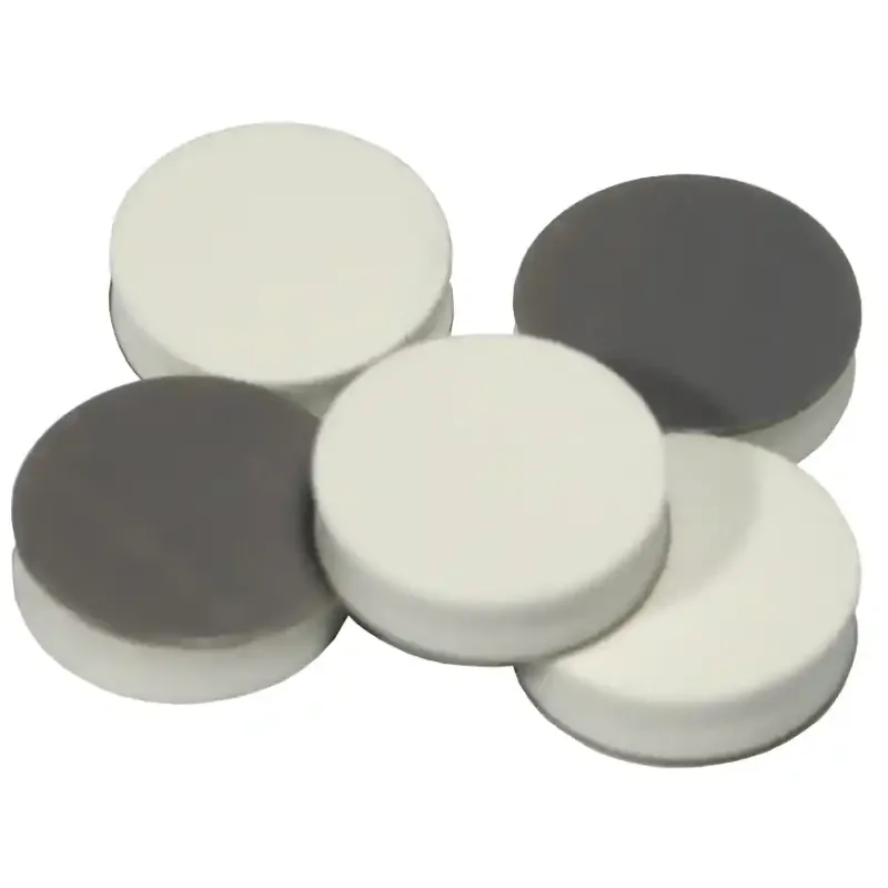Silicone septa N 12, white OD: 12 mm, thickness: 3 mm, pack of 50