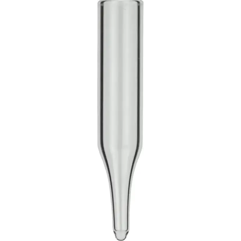 0.25 mL Insert for wide opening outer diameter: 6 mm, outer height: 31 mm clear, conical, 12 mm tip pack of 100