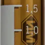 Combipack 702712: 1.5 mL Snap Ring Vial N 11 amber, label + scale, with 702731 N 11 PE Snap Ring Cap transparent, center hole, Red Rubber/FEP, Hardness: 45° shore A, Thickness: 1.0 mm, pack of 1000 each