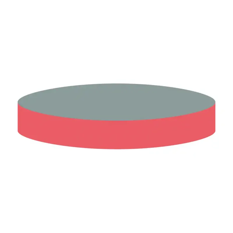 N 22 septa Butyl red/PTFE gray Hardness: 50° shore A Thickness: 2.4 mm pack of 100