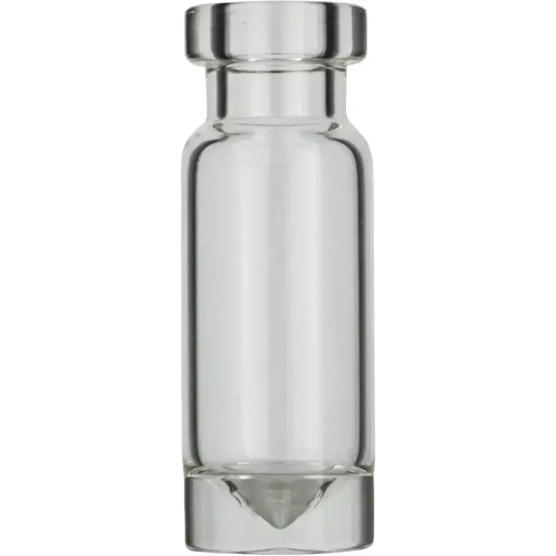1.1 mL Crimp Neck Vial N 11 outer diameter: 11.6 mm, outer height: 32 mm clear, 15 µl funnel in solid glass bottom pack of 100