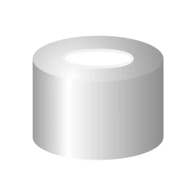 N 8 Aluminium crimp cap, silver, center hole Silicone white/PTFE red Hardness: 45° shore A Thickness: 1.0 mm pack of 100