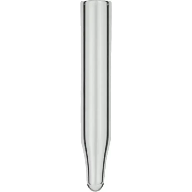 0.15 mL Insert for small opening outer diameter: 5 mm, outer height: 31 mm clear, conical, 9 mm tip pack of 100