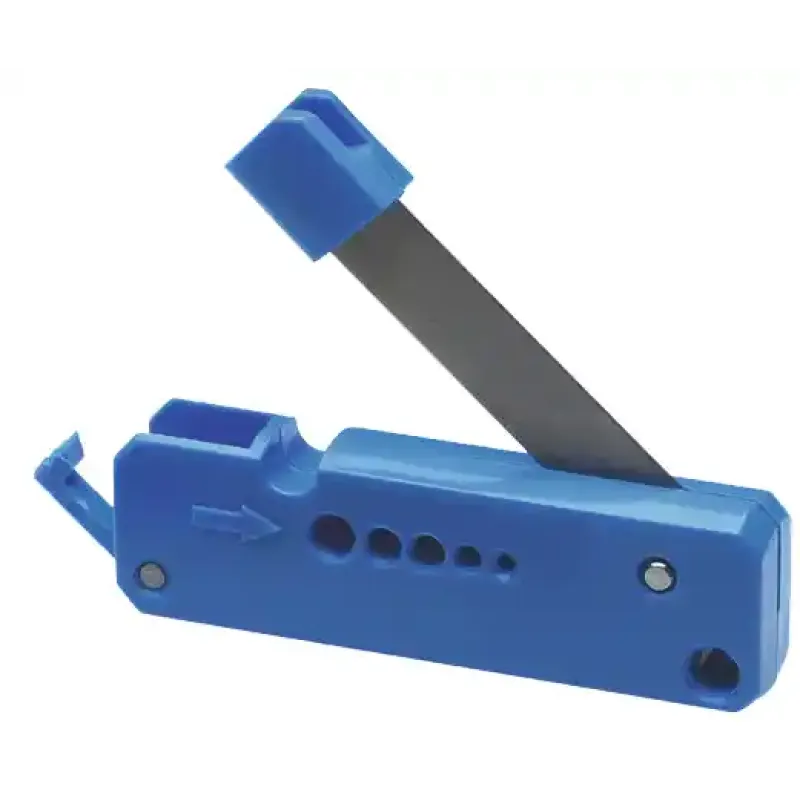 Clean-Cut Tubing Cutter for polymer tubing blue, with tube guide, pack of 1