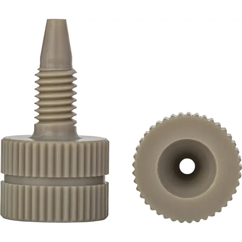 Fingertight fitting 1/16", PEEK 1-part combination nut + ferrule
