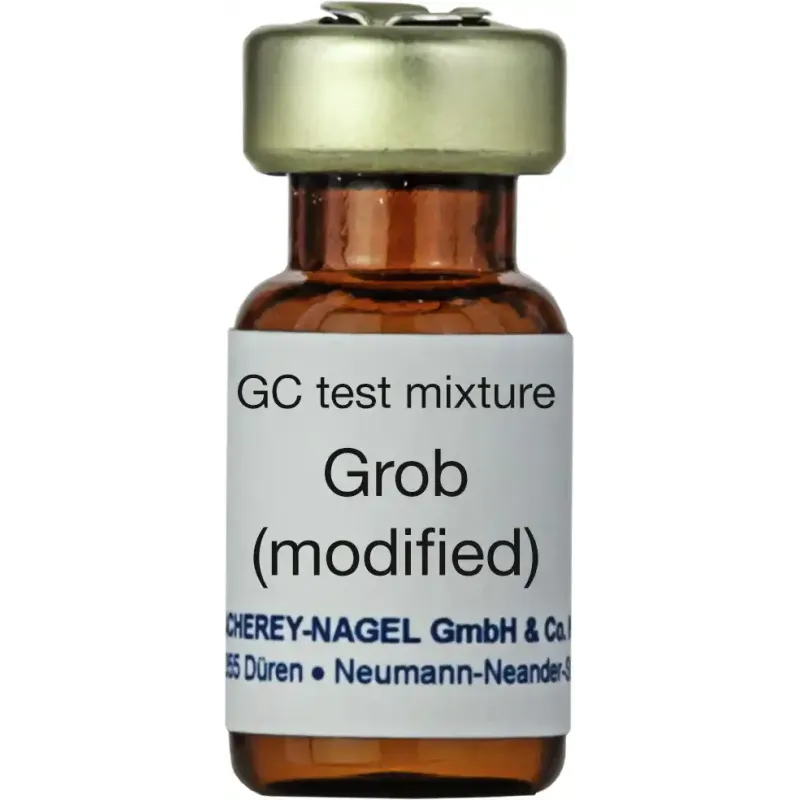 Grob test mixture dissolved in n-hexane, modified pack of 1 mL
