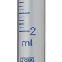Disposable syringes with luer tip, 2 mL pack of 100
