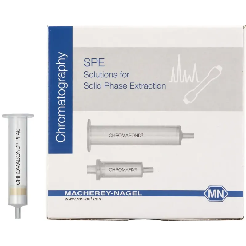 CHROMABOND PFAS Columns, 3 mL Volume, 120 mg Sorbent, PP Material with PE Filter Elements, Pack of 30