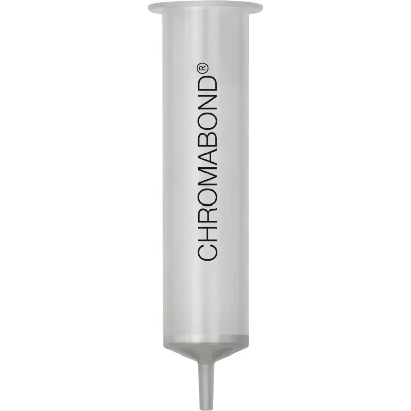 CHROMABOND empty columns volume: 30 mL material: PP, with PE filter elements pack of 20 one PE-filter element inserted, one aside