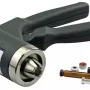 Manual crimper (ergonomic) for 8 mm Aluminium Caps crimping pressure adjustable by knob on the crimping head pack of 1