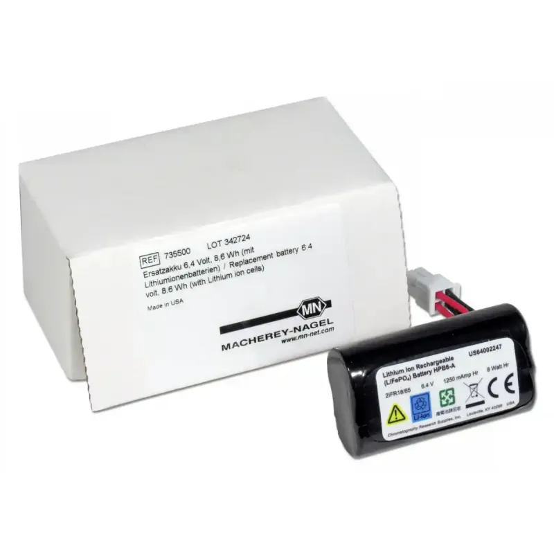 Replacement battery 6.6 Volt, 8.6 Wh