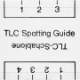 Spotting guides pack of 2