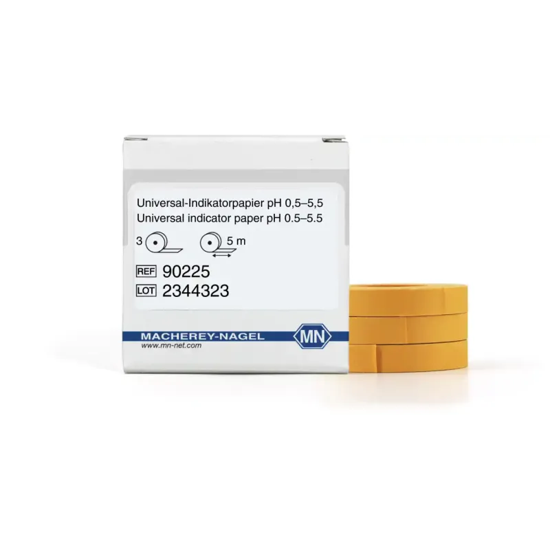 Universal indicator paper pH 1–11, reel, refill pack