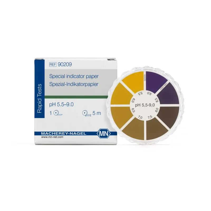 Special indicator paper pH 5.5–9.0, reel