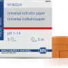 Universal indicator paper pH 1-14 test paper - refill pack of 3 reels - measuring range: pH 1-2-3-4-5-6-7-8-9-10-12-14 reel of 5 m length x 7 mm width