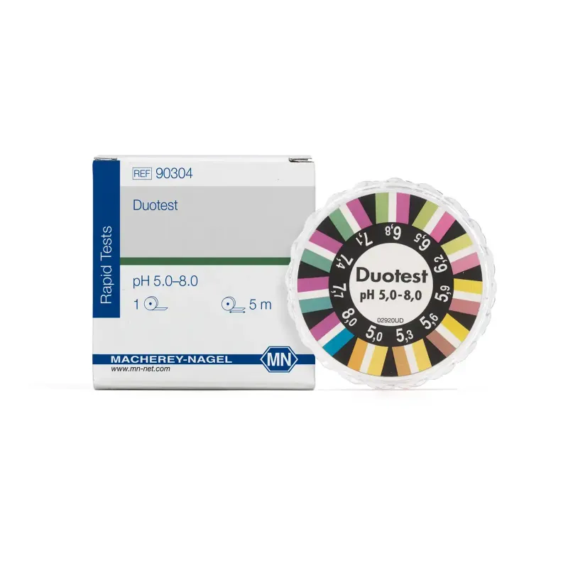 DUOTEST pH 5.0 - 8.0 reel of 5 m length, width: 10 mm