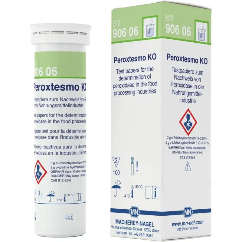 Peroxtesmo KO sheets 15 x 15 mm sufficient for 100 determinations