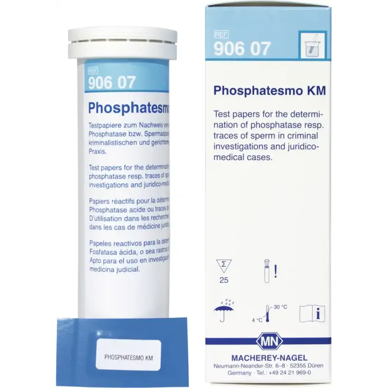 Phosphatesmo KM sheets 15 x 30 mm sufficient for 25 determinations
