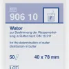 Wator sheets 78 x 40 mm sufficient for 50 determinations