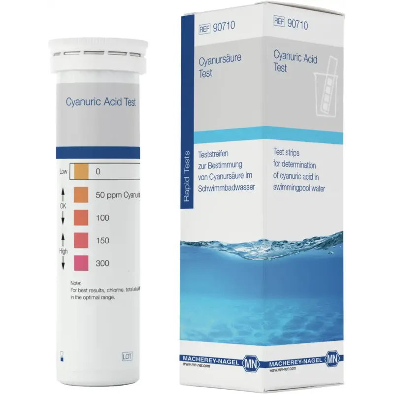 Cyanuric Acid Test pack of 25 strips minimum order quantity: 5 pack
