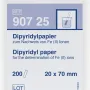 Dipyridyl paper test strips 20 x 70 mm sufficient for 200 determinations