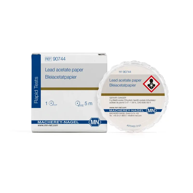 Lead acetate paper test paper reel of 5 m length, 7 mm wide minimum order quantity: 5 piece